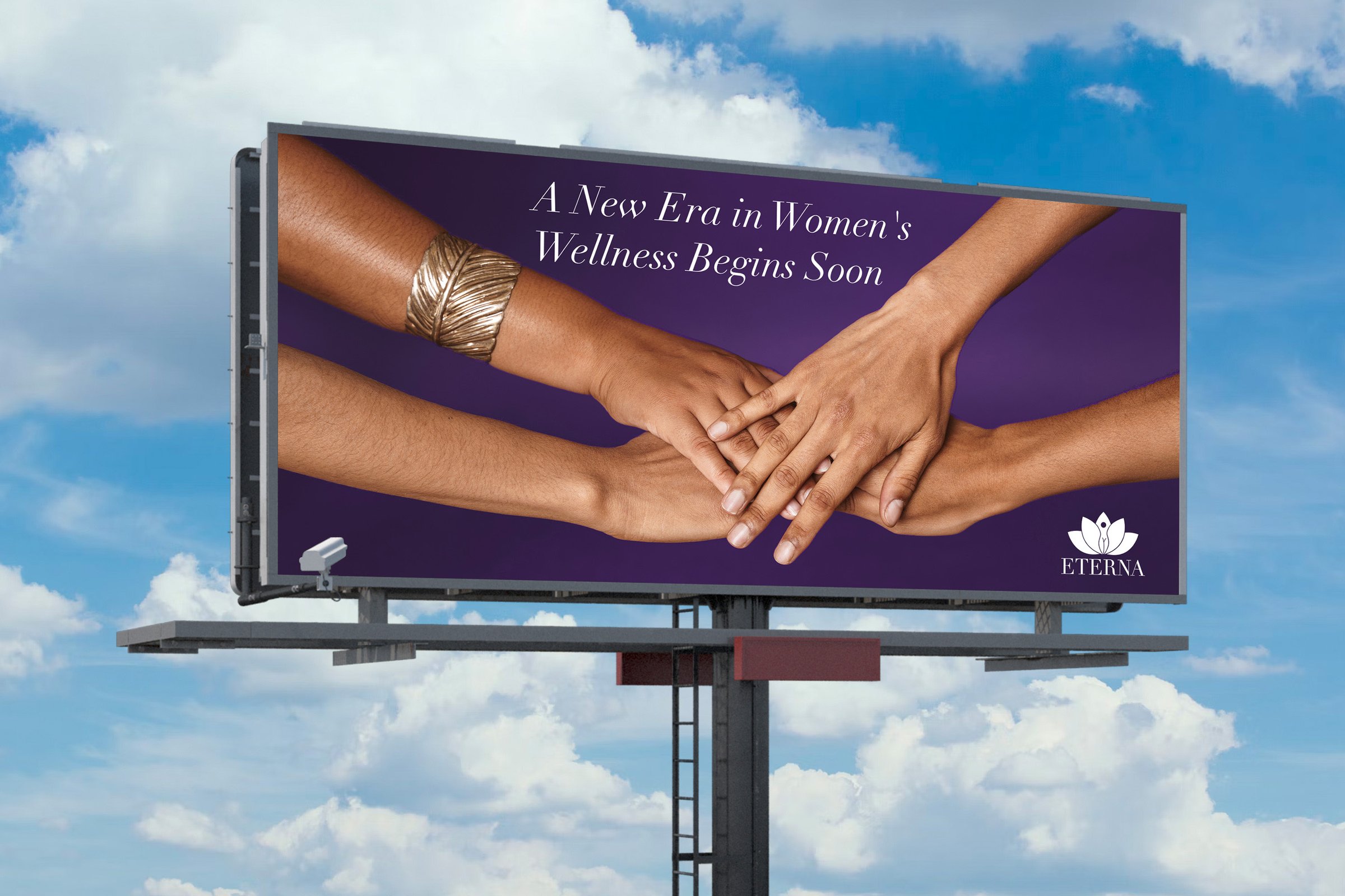 ETERNA billboard, A New Era in Women's Wellness Begins Soon