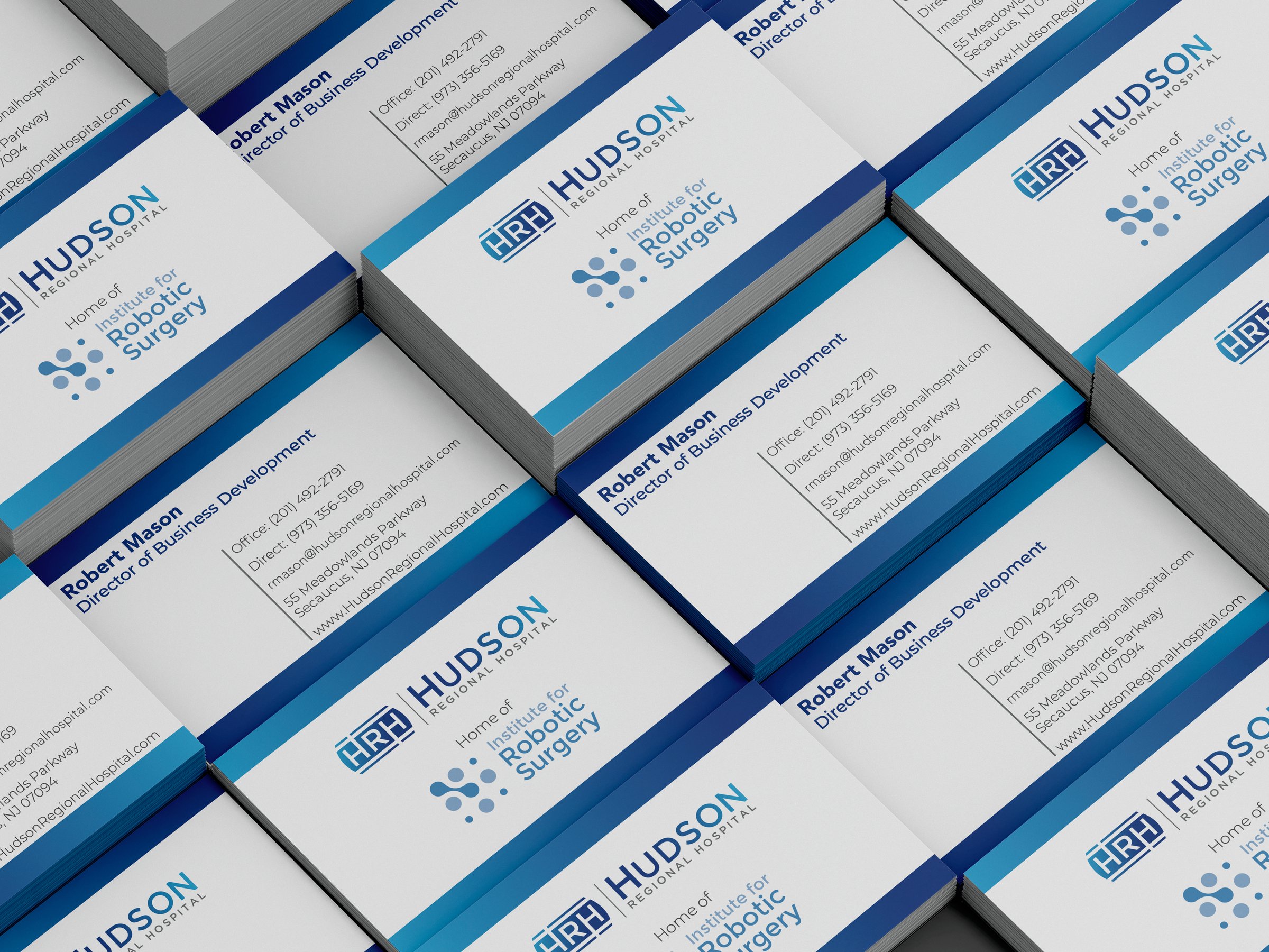 Hudson Regional Hospital business cards
